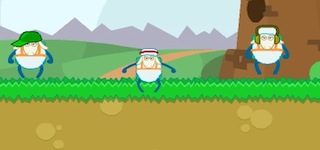 Гра Стрибки з парашутом або леталка овечок