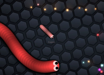 Гра Slither.io - грати онлайн на весь екран безкоштовно