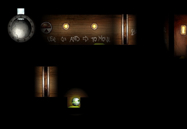 Гра Пригоди робота в темряві