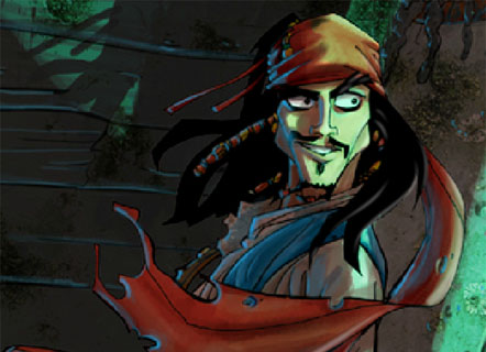 Гра Пірат Джек Горобець — місія на Летючого Голландця