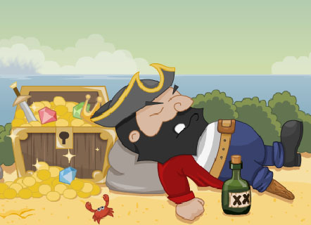 Гра Жадібні пірати