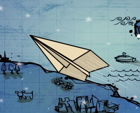 Гра Політ паперового літачка