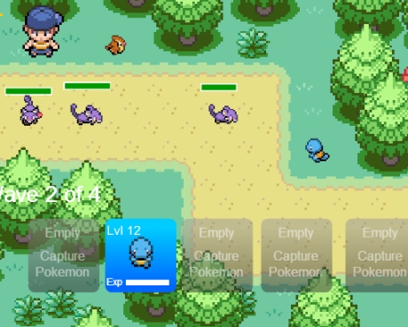 Гра Покемони захищають цукерки