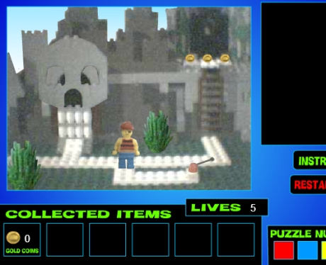 Гра Лего пірат полює за скарбами