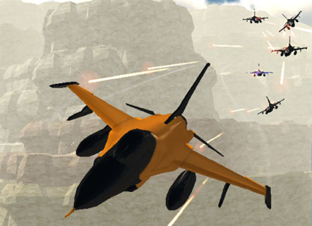 Гра 3d стрілялка: реактивний винищувач