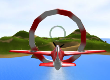 Гра Трюки на літаку 3д