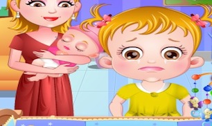 Гра Пологи для дівчаток з малятком Хейзел - грати онлайн безкоштовно