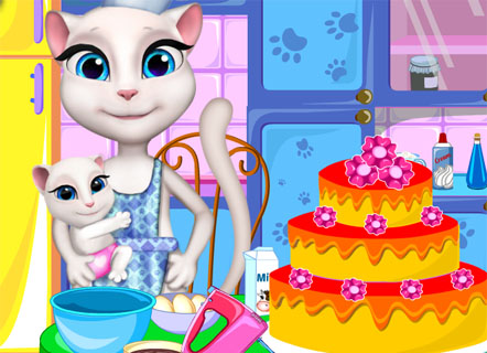 Гра Торт кішечки Анжели