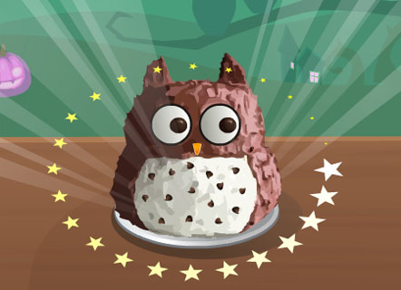 Гра Готуємо їжу з Сарою: Торт Сова