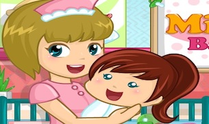 Гра Мішель доглядає за дітьми